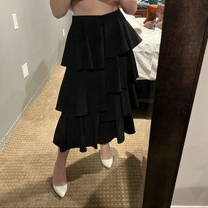 Long black skirt in size small